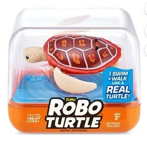 Zuru Robo Alive Turtle Orange Robotic Pet 
 Ages 3+